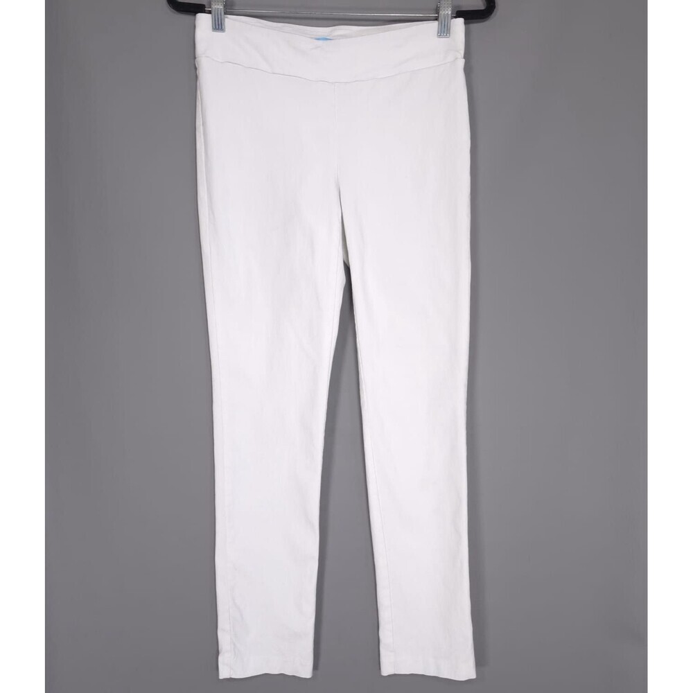J. McLaughlin Women’s Jeans Size 6 Jeggings White Pull On Pants Stretch‎